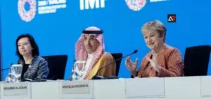 Read more about the article Saudi Arabia Leads Gulf Resilience as Al-Jadaan Credits Energy Investments at IMF Meetings